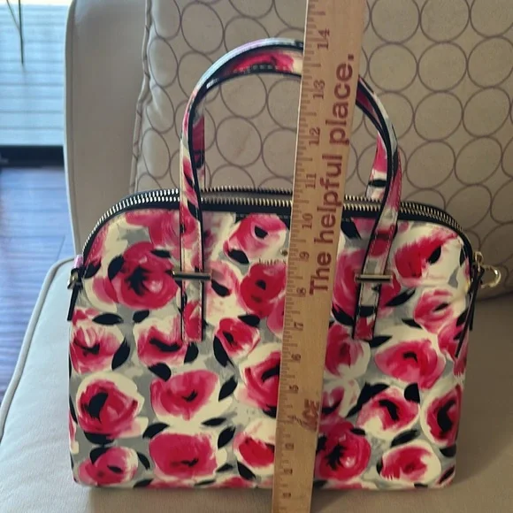 Kate Spade | Cedar street Maise Floral Pink and Black Handbag - Picture 11 of 11